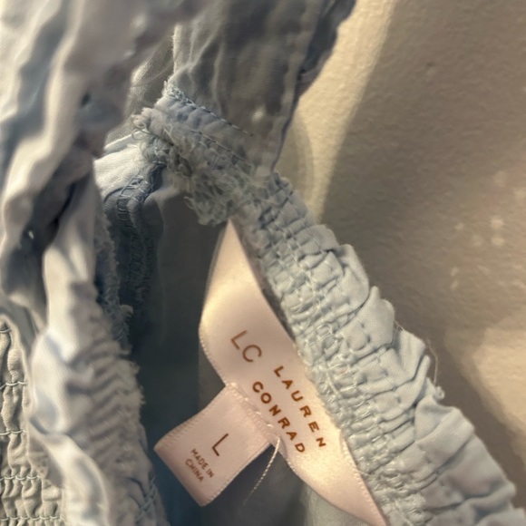 LC Lauren Conrad Sky Blue Ruffled Dress - Picture 4 of 4